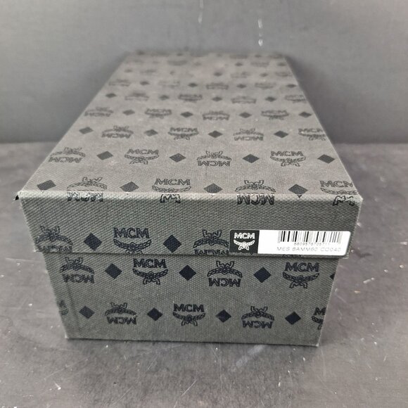 MCM Monogram Logo Print Rubber Slides Sandals Size 40 EU Womens 10 Mens 8 - Picture 12 of 14